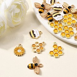 20шт 5 стиля подвески из сплава с эмалью&nbsp;ENAM-FP0002-57