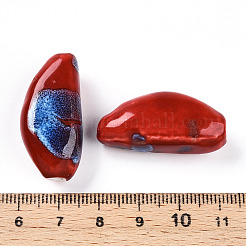 Фарфоровые бусины ручной работы PORC-N008-08D