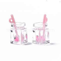 Подвески из смолы с имитацией напитка&nbsp;LS-CRES-S359-32L