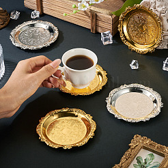 8шт 2-х цветный железный поднос&nbsp;DIY-MB0003-09