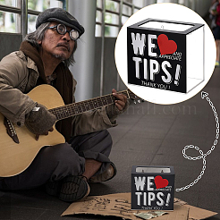 Акриловые коробки для хранения советов пожертвований&nbsp;CON-WH0099-83A