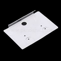 Бумажная и пластиковая карточка для демонстрации сережек со словом мода&nbsp;CDIS-L009-12