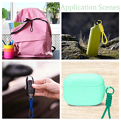 8 шт. 8 стиля полиэстеровый трикотажный ремешок для запястья&nbsp;AJEW-ME0002-53