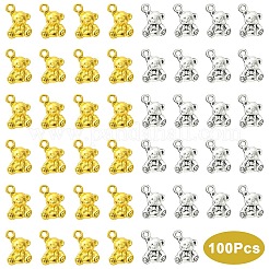 100 шт. 2 цвета подвески из сплава в тибетском стиле&nbsp;FIND-YW0011-96