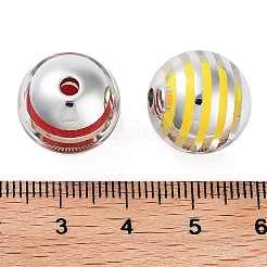 УФ-покрытие радужными переливающимися акриловыми бусинами&nbsp;X-OACR-F009-01C