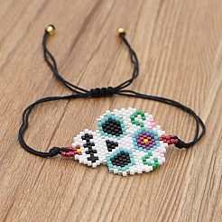 Браслеты из бисера Миюки с регулируемым узором для ткацкого станка в стиле бохо для женщин&nbsp;JU0893