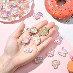 Кабошоны из прозрачной смолы&nbsp;RESI-YW0005-59