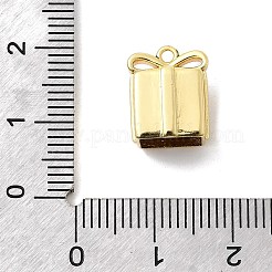 Рождественские латунные эмалевые бусины&nbsp;KK-L258-02G-03