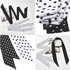 2шт 2-х цветные шифоновые галстуки для женщин&nbsp;AJEW-SP0003-51B