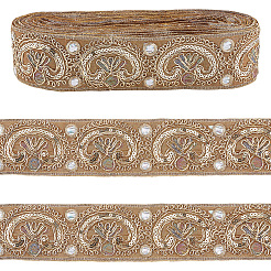 Полиэстеровая лента в этническом стиле для украшения шитья&nbsp;OCOR-WH20007-26C