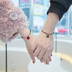 100шт 5 цвета вощеный полиэстеровый шнур для изготовления браслетов&nbsp;BJEW-DR00002