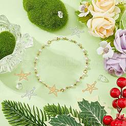 20 шт. 2 цвета 201 нержавеющая сталь соединительные подвески&nbsp;STAS-DC0009-25