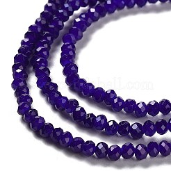 Запекание расписных стеклянных бусин с имитацией нефрита&nbsp;LS-DGLA-A034-J4MM-A33