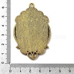 Сеттинги для кулона ( кабошона ) тибетского стиля&nbsp;LS-TIBEP-A22962-AG-LF