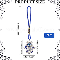 2шт сплав эмали кулон украшения&nbsp;HJEW-CP00033