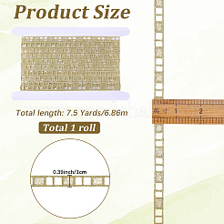 7.5 ярд полиэстеровой кружевной отделки&nbsp;SRIB-GF0001-54B