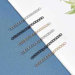 90 прядь 3 цвета удлинитель цепи из нержавеющей стали 304&nbsp;STAS-UN0032-29