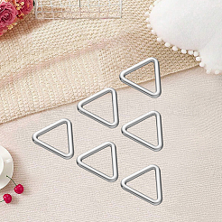 20 шт. треугольные сплавные соединительные кольца&nbsp;FIND-CY0001-17P