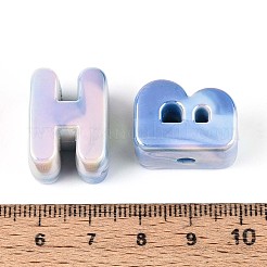 Радужные переливающиеся непрозрачные акриловые бусины&nbsp;OACR-P010-22B-01