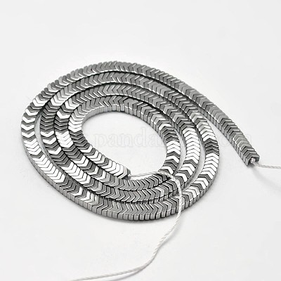 Гальванические стрелки немагнитные нити шарик синтетический гематит G-I175-02F-1