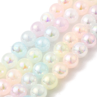 Покрытие прядей натуральными селенитовыми бусинами G-G120-A01-01-05-1