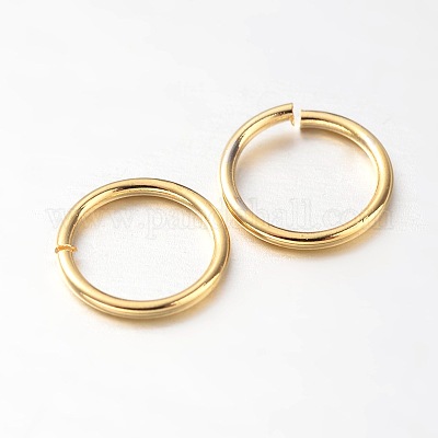 Экологичное вакуумное покрытие PVD и долговечные латунные открытые соединительные кольца KK-E663-4mm-G-1