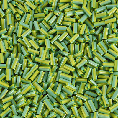 Непрозрачные цвета двухцветные стеклянные бусины из стекляруса SEED-T006-02A-02-1