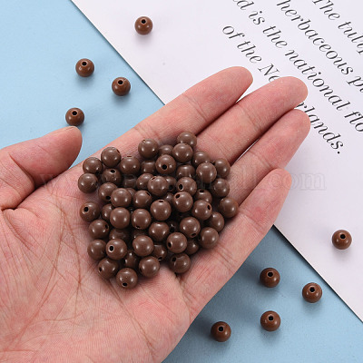 Непрозрачные акриловые бусины&nbsp;MACR-S370-C8mm-A17-1