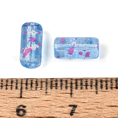 Прозрачные стеклянные бусины Пикассо&nbsp;SEED-N010-02I-1