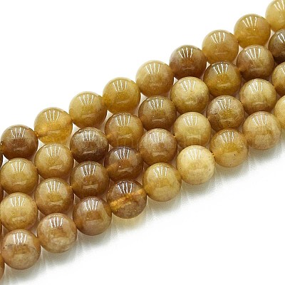 Природного кварца нитей бисера&nbsp;G-N355-8mm-62-1