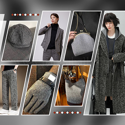 Шерстяная ткань&nbsp;AJEW-WH0609-116A-1