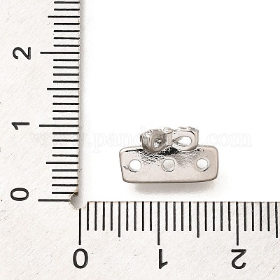 Латунные микропаве прозрачные кубические циркониевые распорки KK-C031-47P-1