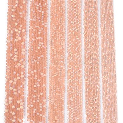 Прозрачные стеклянные бусины&nbsp;LS-EGLA-A044-T6mm-MB21-1