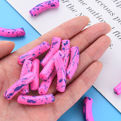 Непрозрачные акриловые бусины MACR-S372-002F-B06-1