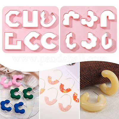 2 шт. 2 Молды из АБС-пластика&nbsp;DIY-ME0002-45-1