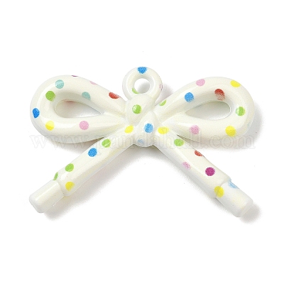 Непрозрачные печатные акриловые подвески&nbsp;MACR-I040-01F-1