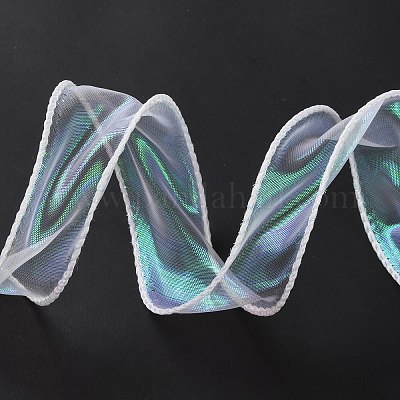 Переливающаяся лента из пряжи «рыбий хвост» для изготовления бантов OCOR-B004-02A-07-1
