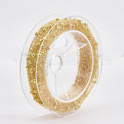 Железные кабельные цепи с латунным покрытием&nbsp;CH-T002-01G-1