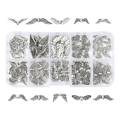 100шт 10 стильные бусины из сплава в тибетском стиле&nbsp;TIBEB-YW0001-16-1