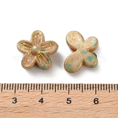 Непрозрачные акриловые бусины OACR-M015-15E-1