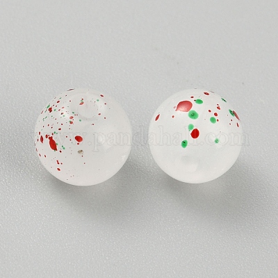 Матовые прозрачные стеклянные бусины&nbsp;GLAA-WH0032-21A-1