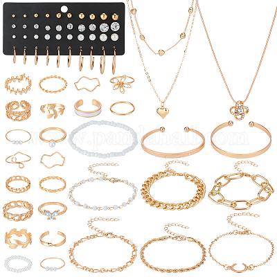 Комплект из колец&nbsp;SJEW-UN0001-19-1