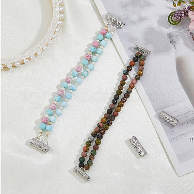 6 шт. 3-х стилевые разъемы-адаптеры для часового ремешка из сплава&nbsp;FIND-DC0006-84P-1