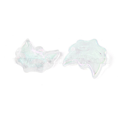 Подвески-соединители из прозрачного стекла с гальваническим покрытием&nbsp;EGLA-N053-02D-1