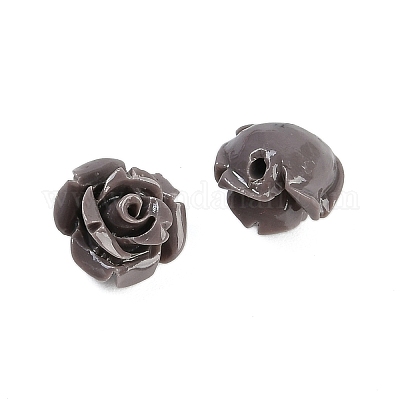 Резные бусины из синтетического коралла&nbsp;CORA-M001-07E-1