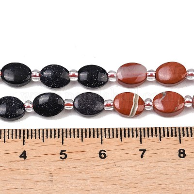 Нити из бусин: натуральной красной яшмы&nbsp;G-Z135-A05-1