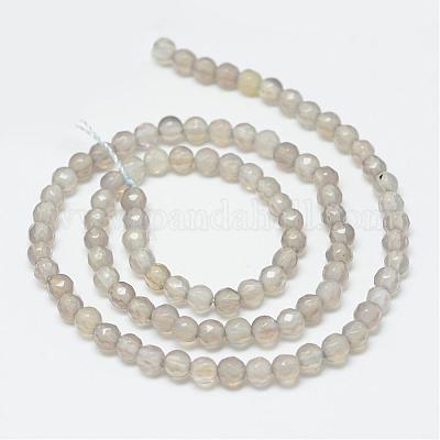 Природные Агат бисера нити&nbsp;G-R344-4mm-37-1