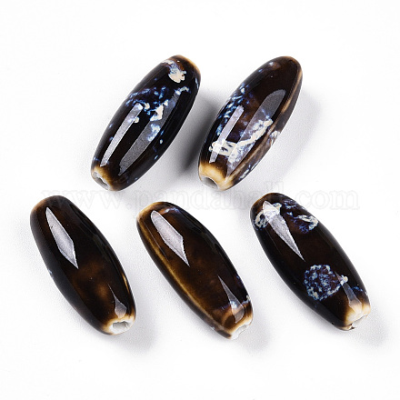 Фарфоровые бусины ручной работы PORC-N008-07B-1