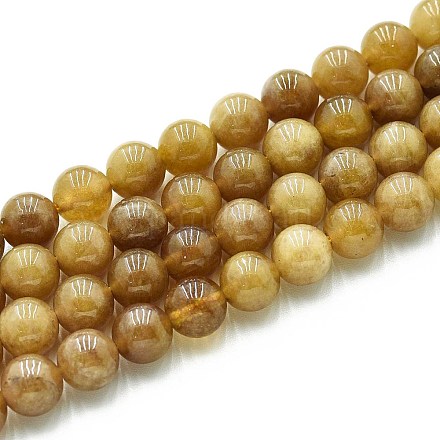 Природного кварца нитей бисера G-N355-8mm-62-1