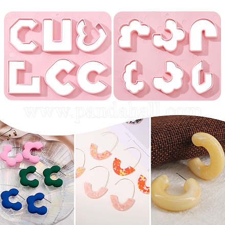 2 шт. 2 Молды из АБС-пластика&nbsp;DIY-ME0002-45-1